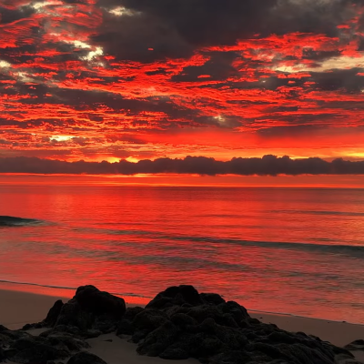Bloody sunset