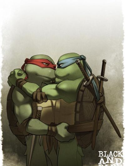 В синяках